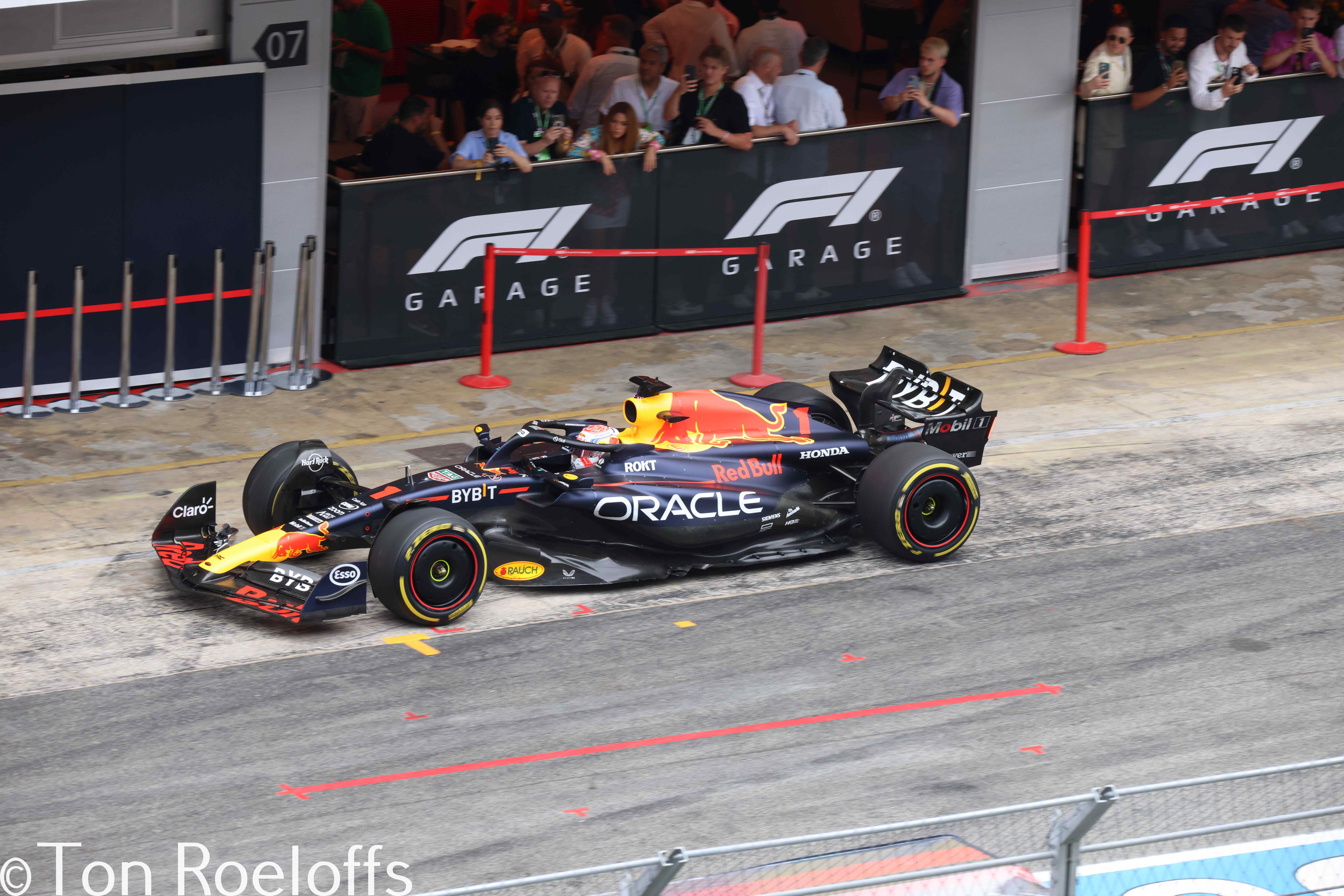 Verstappen pitbox
